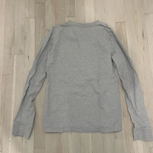 Nordstrom Kids Huxley Cotton Long Sleeve Henley Light Grey Boys XL 14-16 - Picture 5 of 5